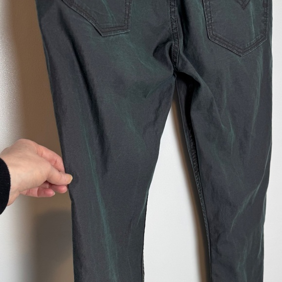 Men's LEVI'S 508 Jeans, Regular Fit, Black Wash on Teal, W 31 L 30 - Picture 9 of 15